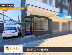 Kompakte Repräsentanz: Helles Ladenlokal mit Top-Schaufensterfront in Herten-Mitte